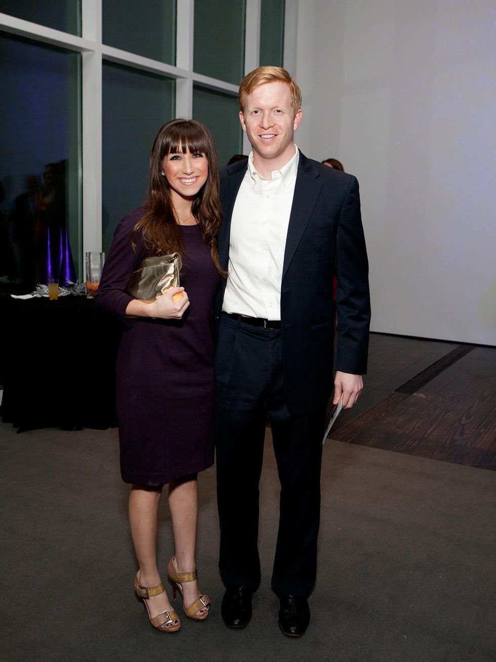 14 Megan Killion and Conor McEvily at the Menil Young Professionals party December 2013