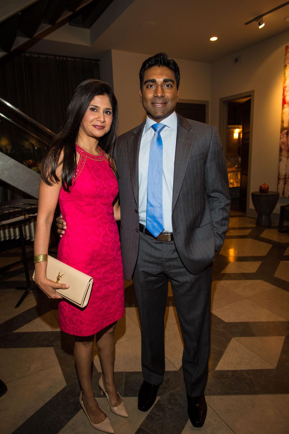 14 Nashat Latib and Vin Kumar at the Houston Ballet kick-of party October 2014
