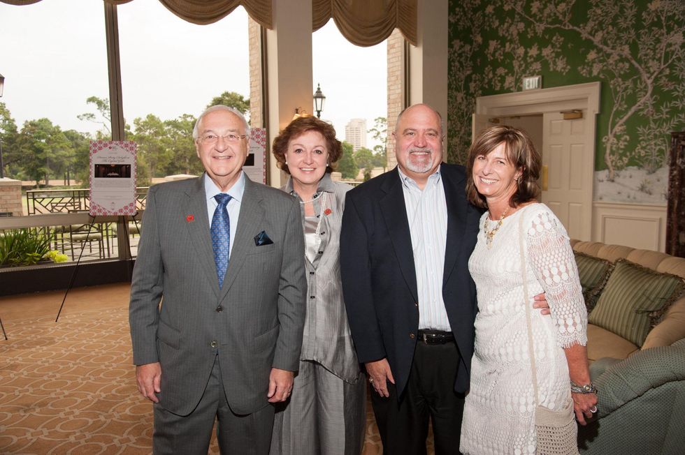 14 Russ and Judy Labrasca, from left, and Bill and Glenanne Robinson at the Houston Heart Ball Kickoff at River Oaks Country Club October 2014