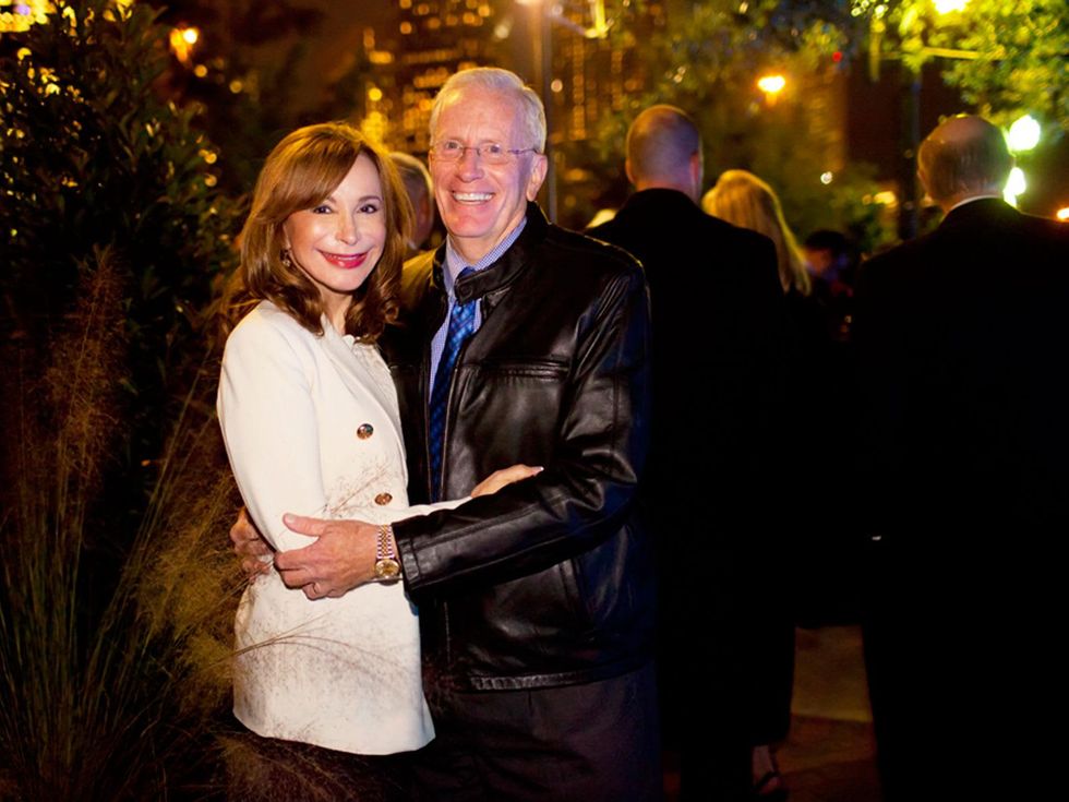 14 Sharon Adams and Joe Turner at the Buffalo Bayou Partnership's Green and Growing Gala November 2013