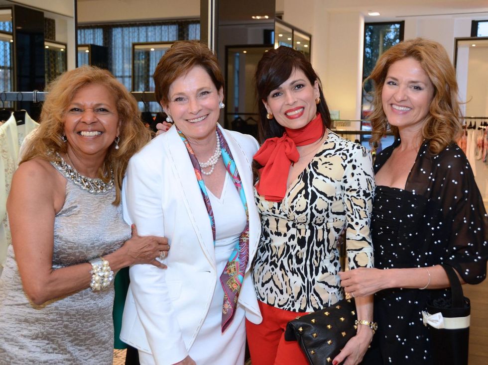 14 Yvonne Cormier, from left, Bobbie Nau, Karina Barbieri and Sandi Ramirez at Fashion Gene at Tootsies May 2014
