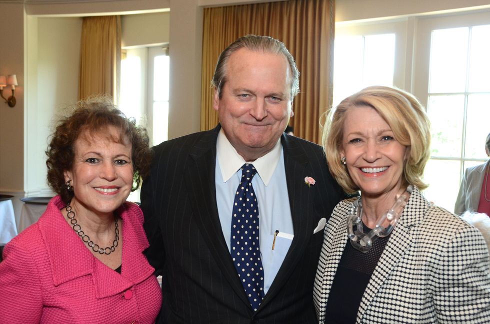 142 Regina Rogers, from left, Patrick Oxford and Judy Black at the Houston Center for Contemporary Craft spring luncheon May 2014