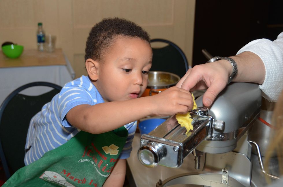 143 Emilio Fronza of Raviolo Team at Tutti ai Fornelli de La Piccola Cucina March 2015