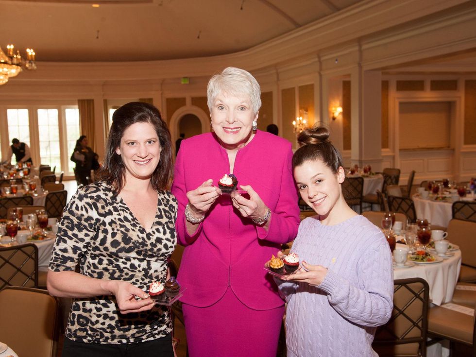 143 Nina Hutcheson, from left, Jeanne Robertson and Lindsey Cameron at Family Services 110th anniversary