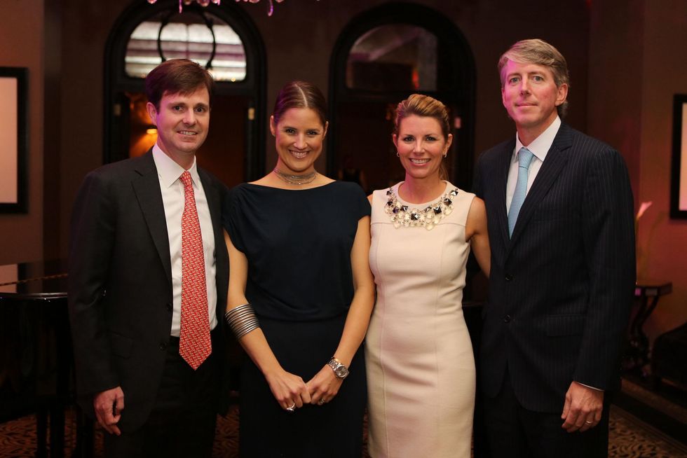 144 Mark and Laura Dalton, from left, and Aynsley and Palmer Letzerich at Catwalk for a Cure November 2013