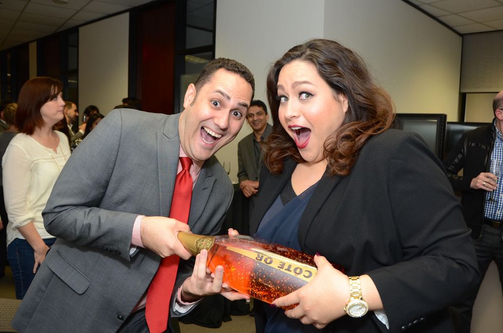 148 Carlos Sierra and Laurel Flores at the Red Carpet Soiree November 2014