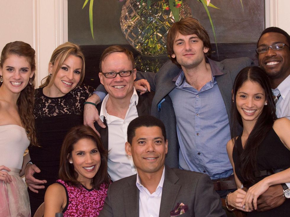 15 67 Jacquelyn Long, Derith Cass, Darrell Cass, Aaron Robison, Rupert Edwards, Rachel Franklin, Wayne Franklin, Karina Gonzalez at Raising the Barre April 2014