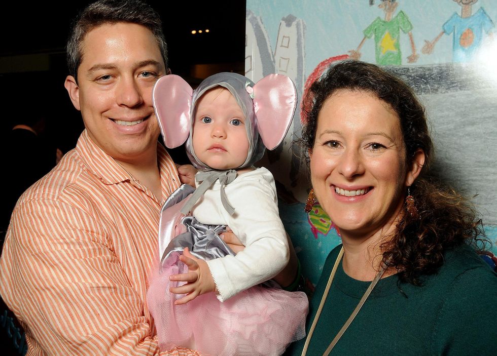 15 Dan and M.J. Parker with Vivian at the M.D. Anderson Kids Halloween October 2014