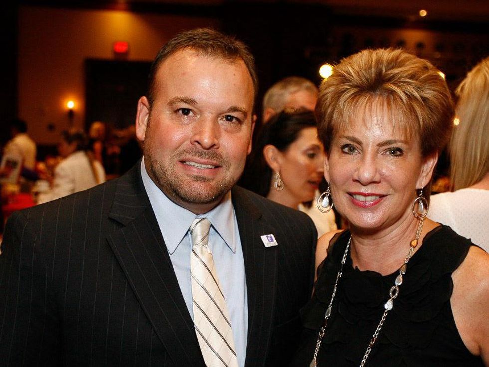 15 Doug Suggitt and Dr. ZoAnn Dreyer at the Celebration of Champions luncheon October 2013