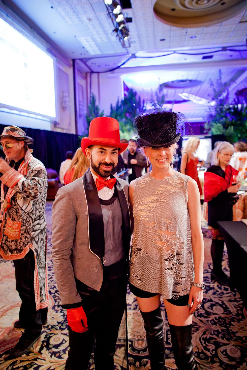 15 Fady Armanious and Vivian Wise at the Orange Show Gala November 2014