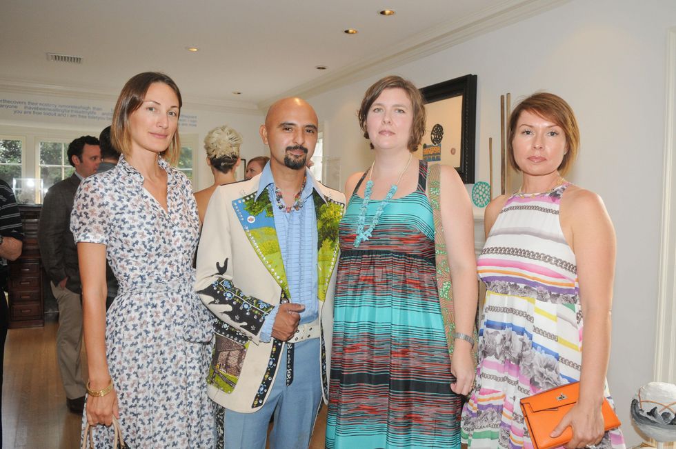 15 Fashion Fete Kickoff August 2013 Tatiana Massey, Gonzo, Elaine Bradford, Irina Litvak