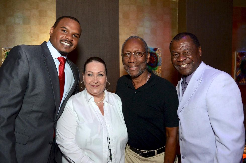 15 Houston Restaurant Weeks kickoff July 2013 Chester Pitts, Cleverley Stone, Franklyn Barnett, Calvin Murphy