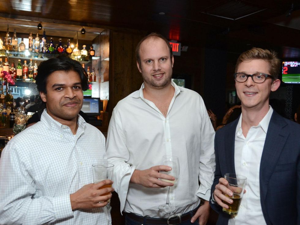 15 Houston Young Professionals and Ballet Barre kickoff event September 2013 Sean Sarkar, Stephen Fried, Alexander Robart