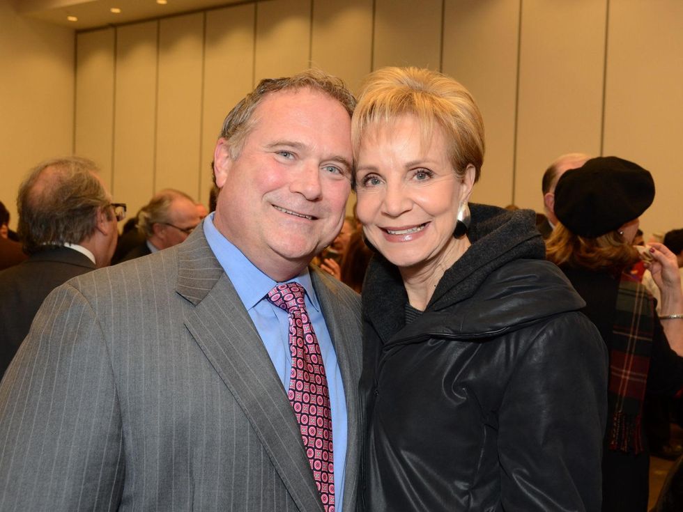 15 Jim Mills and Leisa Holland-Nelson at the mayoral inauguration reception at the Houston Food Bank January 2014