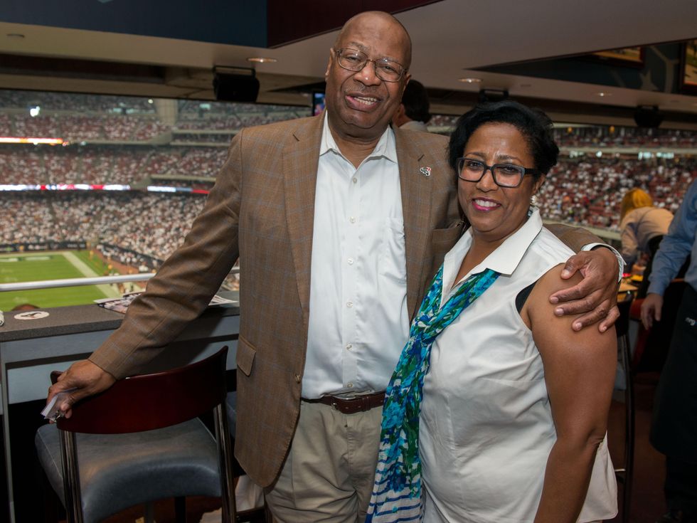 15 Jody Jiles and Sonceria Messiah Jiles at the Houston Texans Owner's Suite party at NRG Stadium September 2014