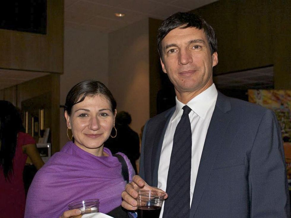 15 Kathleen Treusch and Luca Dona at the HMAAC Gala November 2013