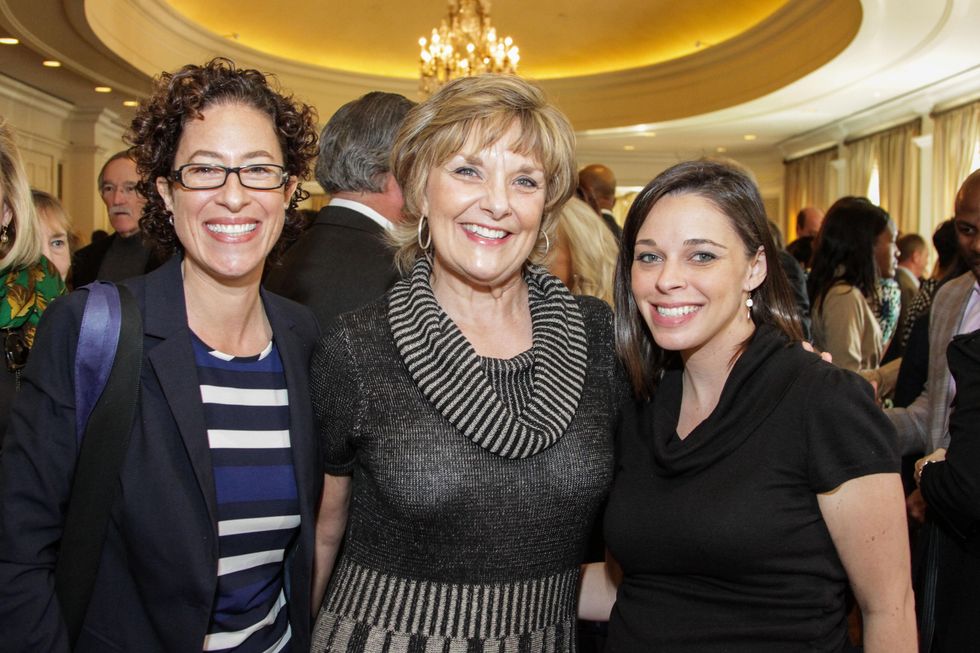 15 Laura Spanjian, from left, Judy Burgin and Melissa Bates at the RFS Blue Plate Special Cafe November 2013