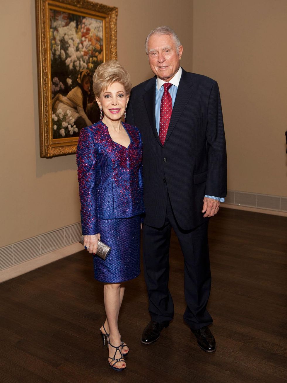 15 Margaret Alkek Williams and Jim Daniel at the MFAH Impressionism dinner December 2013