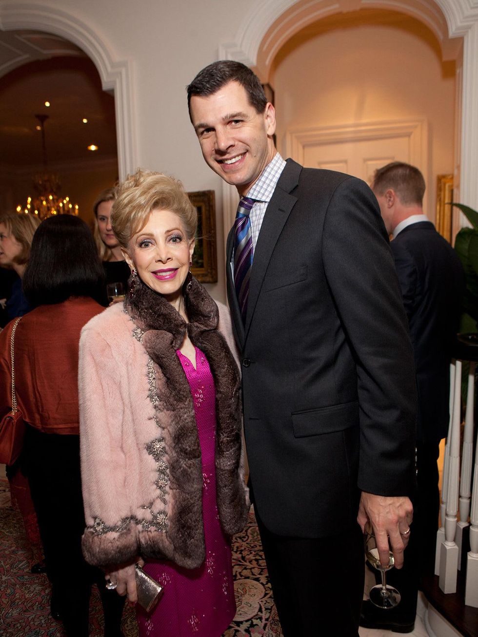 15 Margaret Alkek Williams and Mark Hanson at the Houston Symphony Ball kickoff party November 2013