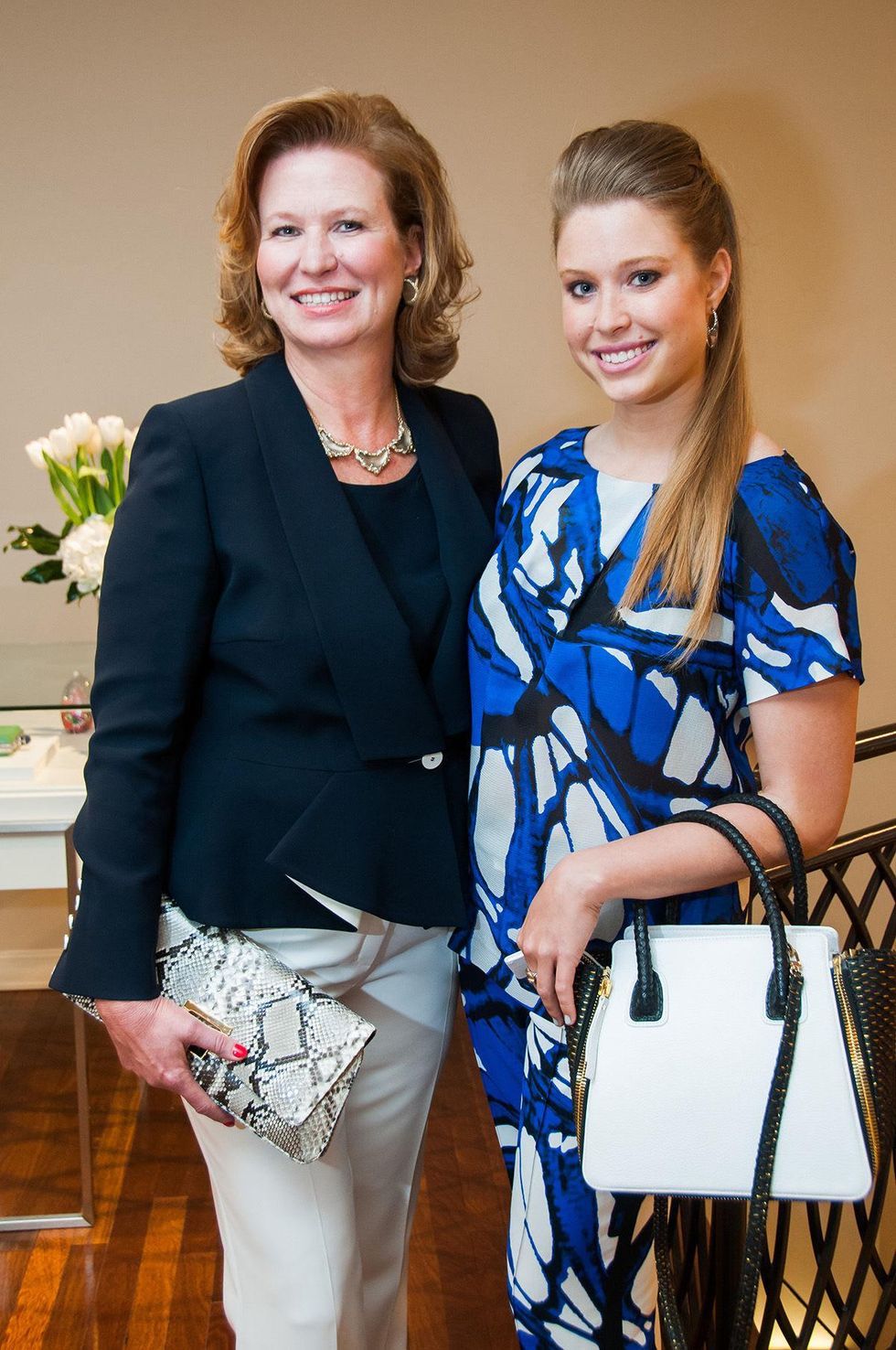 15 Meg Watel, left, and Haylee Watel at Elizabeth Anthony's Generations of Glamour event May 2014
