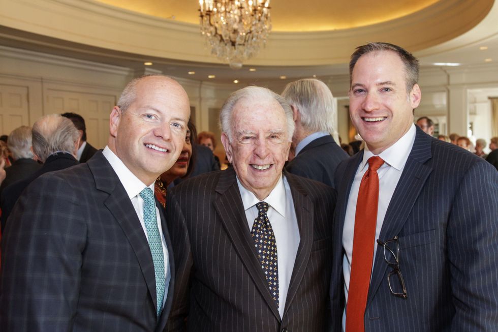 15 Patrick Summers, from left, Carlisle Floyd and Beau Miller at the Moores School of Music Luncheon November 2014
