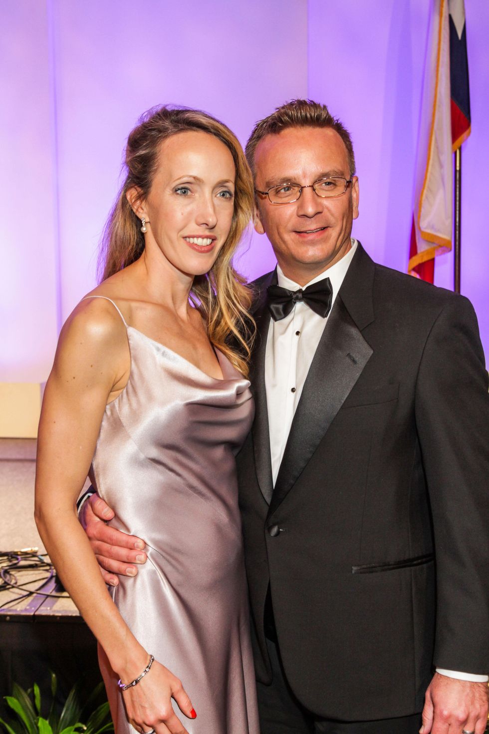 15 Rachel and John Rosson at the Houston Baptist University Lou Holtz dinner November 2014