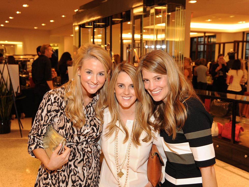 15 Raine Falik, from left, Caroline Bean and Katie Zorich at The Orange Show's A Couture Cause party