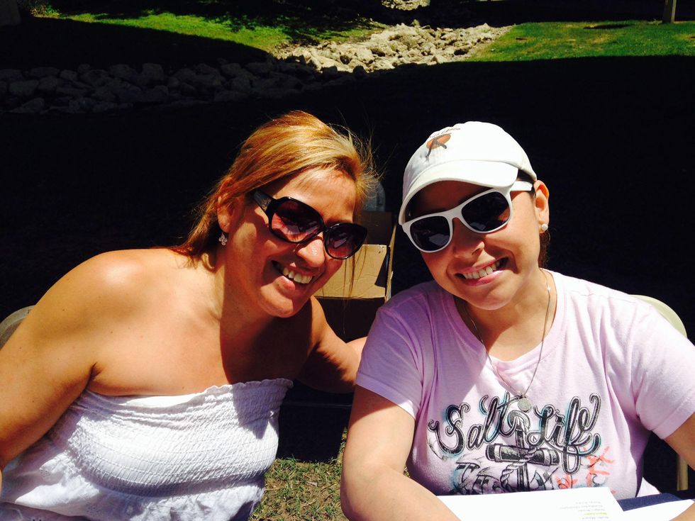 15 Rebecca Leija, left, and Teresa Rodriguez at the Buffalo Bayou Bash April 2014