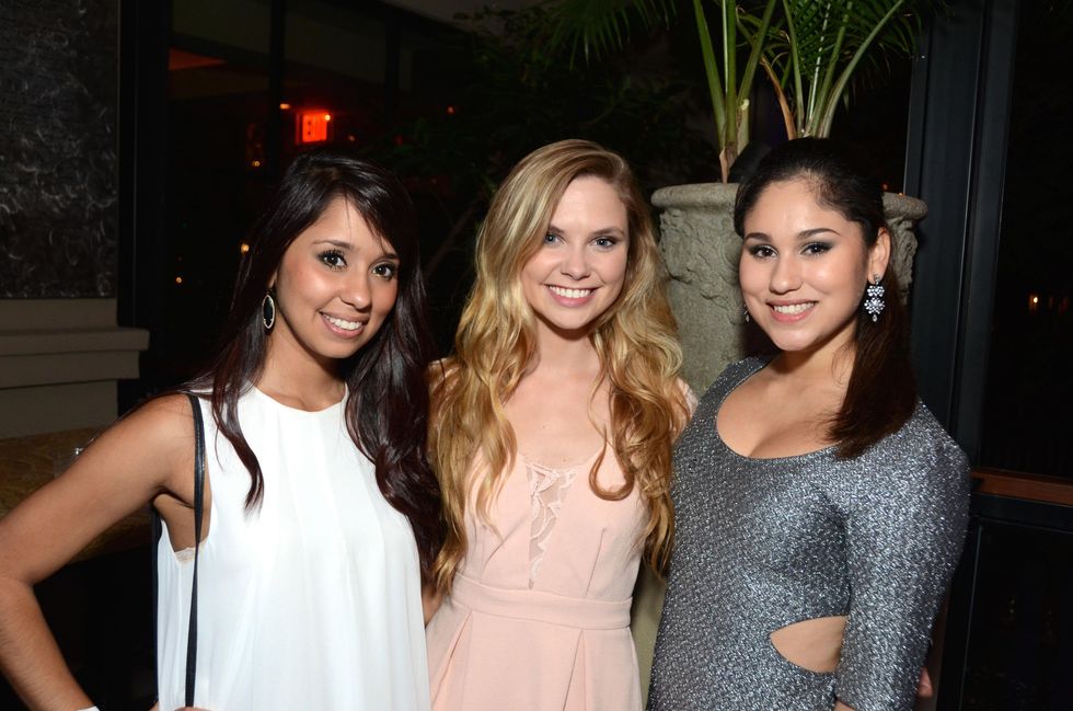 15 Ryan Chapa, from left, Brittany Roy and Kendall Chapa at the Blue Cure Foundation benefit party at Hotel ZaZa June 2014