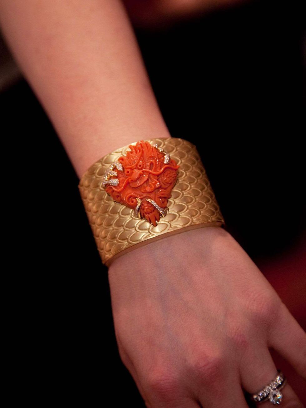15 Tennenbaum cuff at the Junior League of Houston Charity Ball February 2014