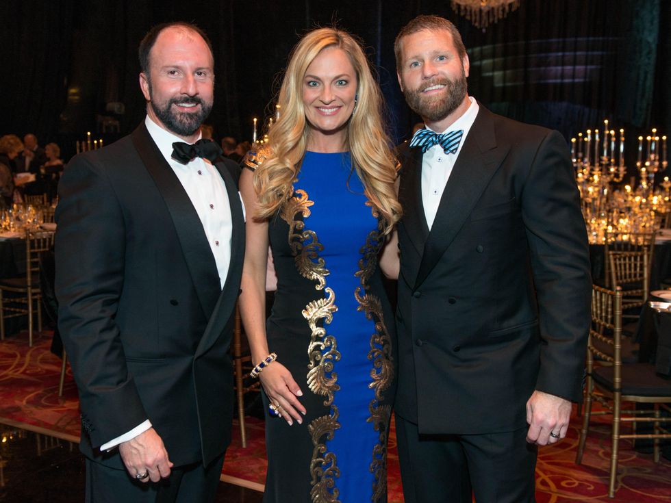 15 Tony Bradfield, Rachel Regan, Kevin Black at the Houston Ballet Ball February 2015