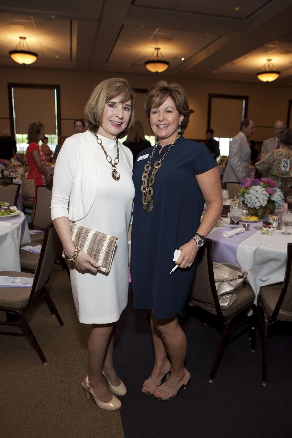 152 Helen Perry, left, and Patti Hatton at the Hope and Healing Center luncheon May 2014