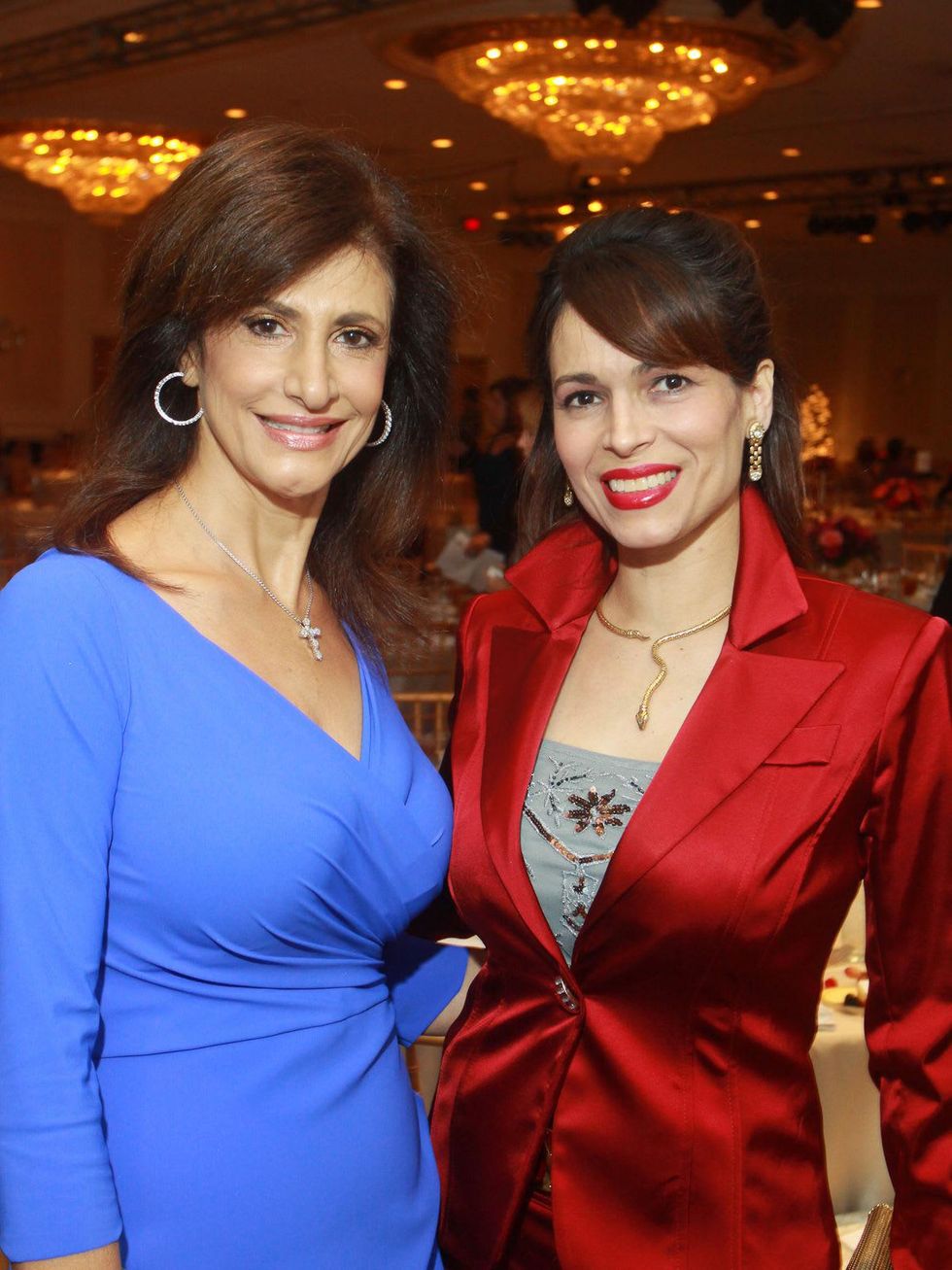 152 Souad Bejjani, left, and Karina Barbieri at the Child Advocates luncheon December 2013