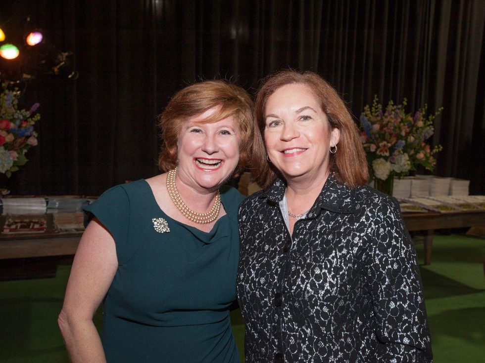 153 Jennifer Bowens, left, and Ana Beth Hill at the Theta Charity Antiques Show preview party November 2013
