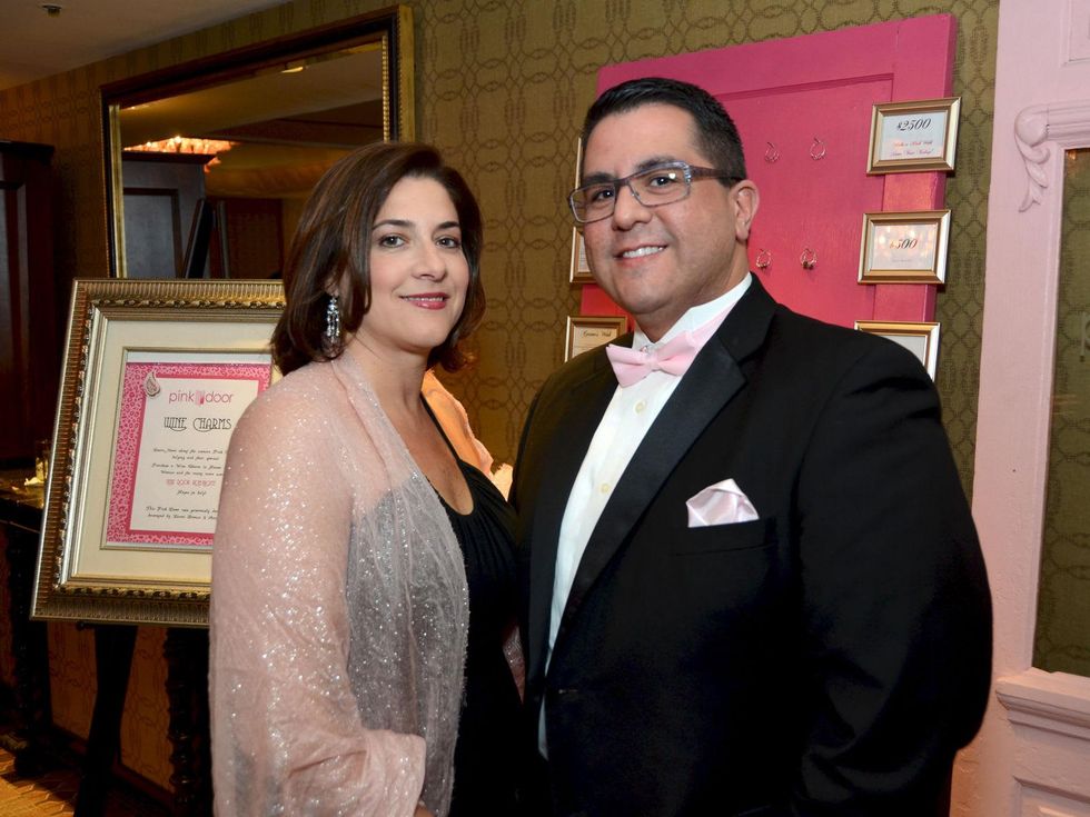 155 Lisa Gochman and Dr. Roland Maldonado at the Pink Door Gala November 2013