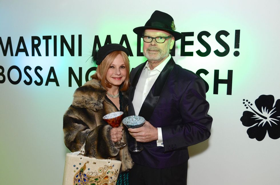 157 Carla Cotropia and Tom Edens at the Craft Museum Martini Madness party January 2015