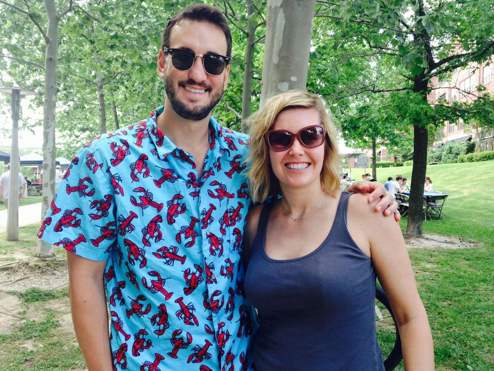 16 Brent Davis and Margot Bradle at the Buffalo Bayou Bash April 2014