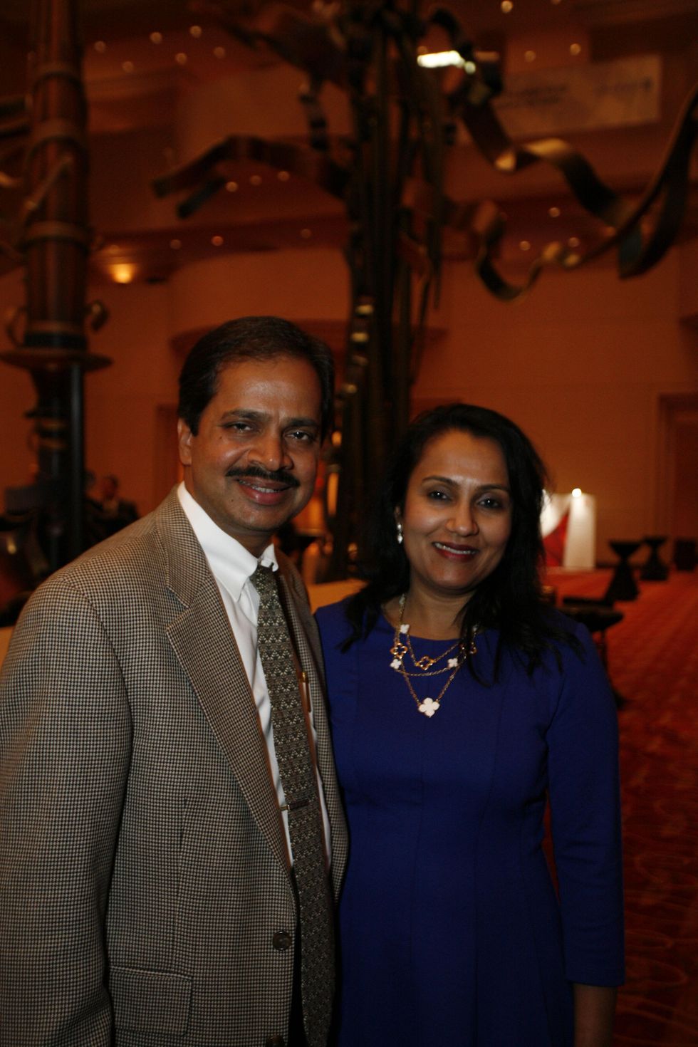 16 Dr. Vivek Kavadi and Madhavi Kavadi at the Marketplace Show October 2014