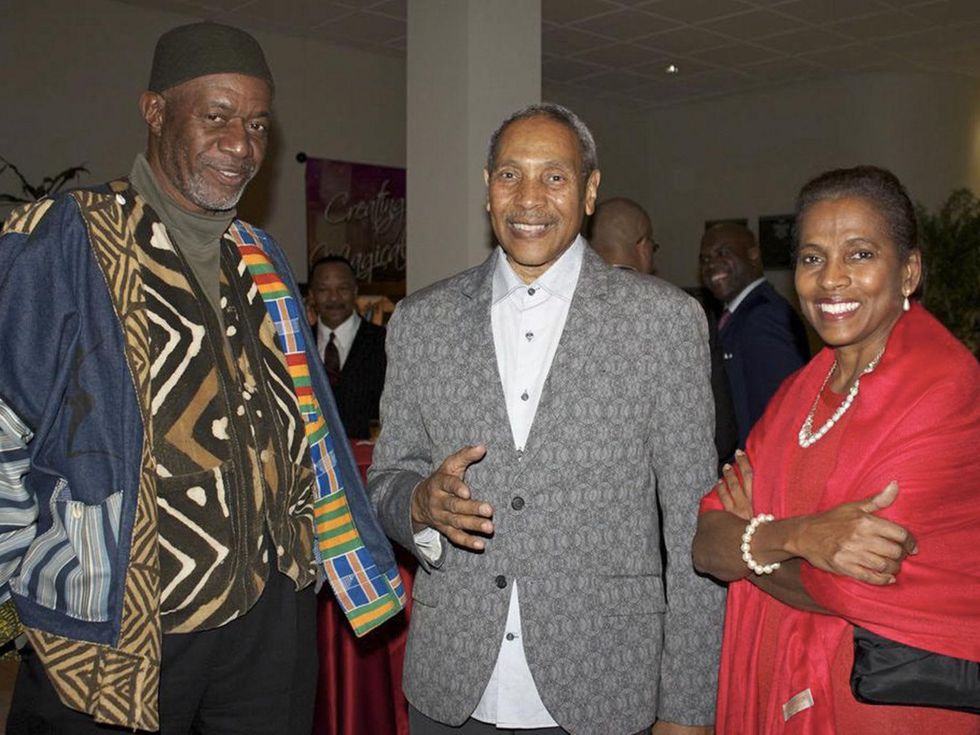 16 Eugene Foney, from left, John Guess Jr. and Karen Grays at the HMAAC Gala November 2013