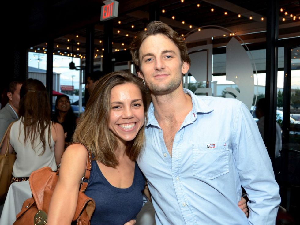 16 Houston Young Professionals and Ballet Barre kickoff event September 2013 Ana Calderon, Aaron Robison
