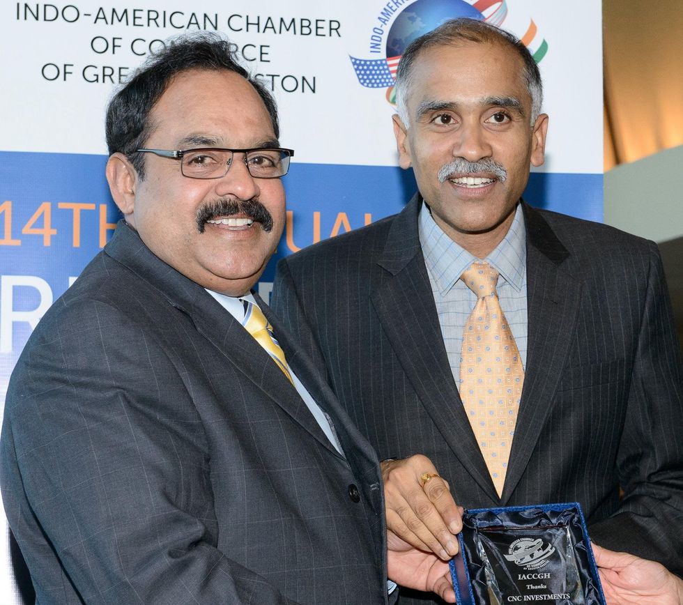 16 Indo-American Chamber of Commerce Gala August 2013 Chowdary Yalamanchili and P Harish