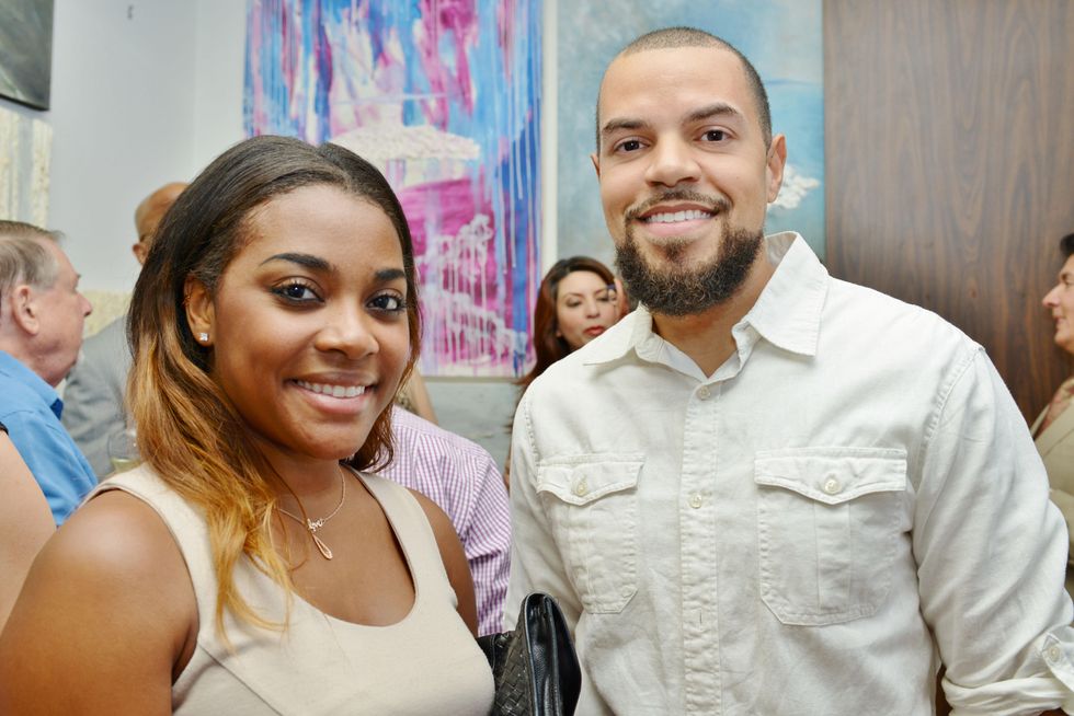 16. Krystle Collins and Tre Baker at the Hanh Tran Gallery opening June 2014