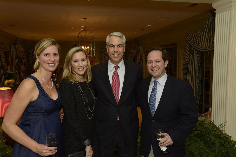 16 Laura Cureton, from left, Carolyn and David Anderson and Cameron Cureton at Texas Children's Ambassadors wraps up #GivingTuesday week December 2014
