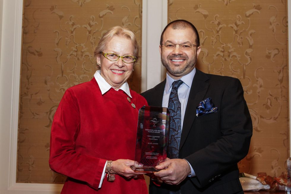 16 Sally Reynolds and Alan Austin at the Moores School of Music Luncheon November 2014