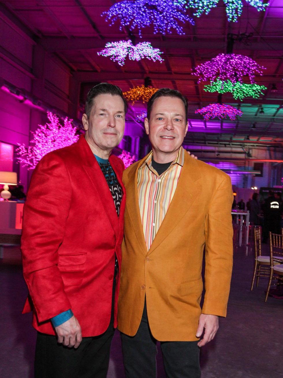 16 Scott Evans, left, and Jeff Henry at the Social Book Launch Party February 2014