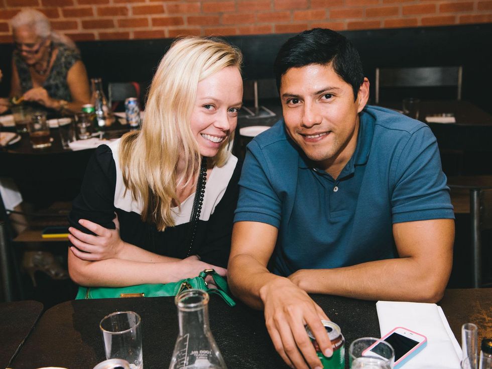 16 Tanya Teske and Alex Martinez at Dine Around Houston at Sparrow Bar & Cookshop