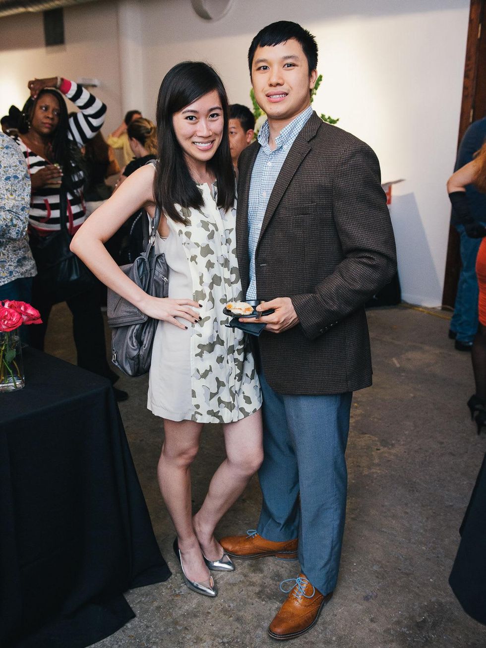 16 Thuy Pham and Ricky Tiet at CultureMap's 2014 Tastemakers Awards May 2014