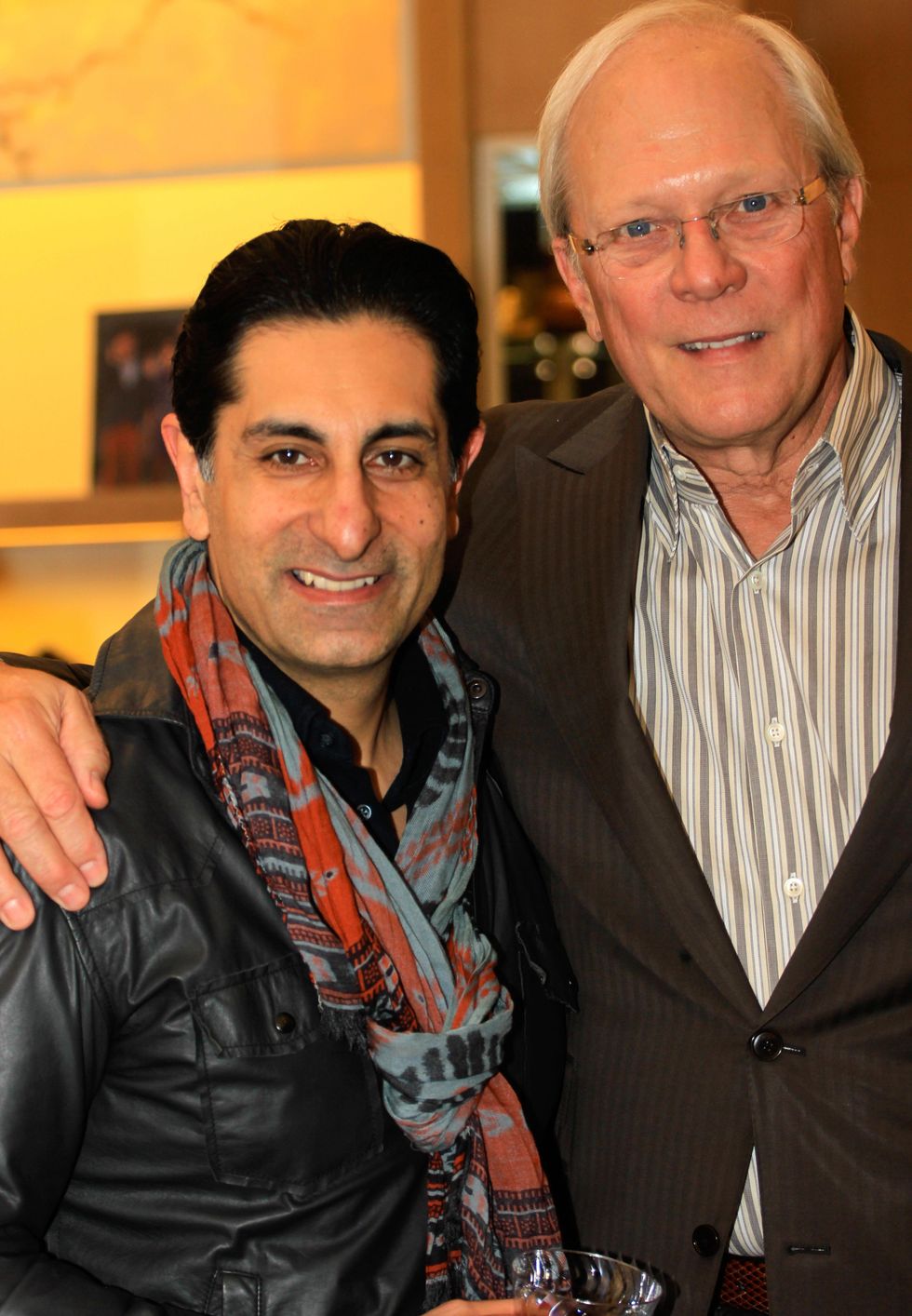 16 Vivek Nagrani, left, and M Penner employee at M Penner Recipe for Success February 2015