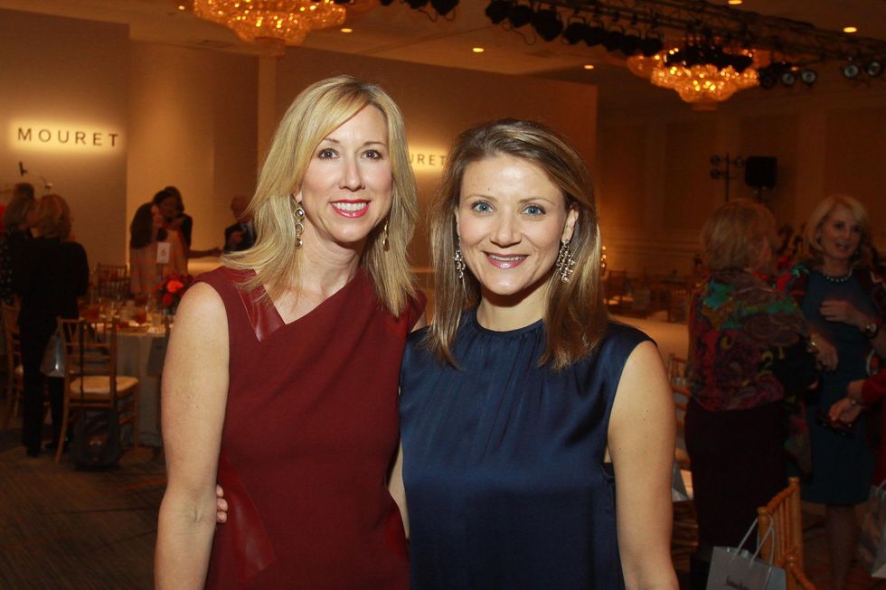 160 Caroline Finkelstein, left, and Stephanie Cockrell at the Child Advocates luncheon December 2013