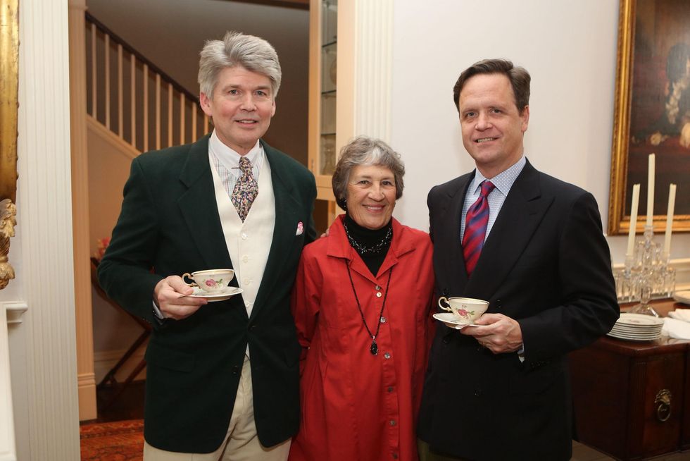160 Dr. Steve Hamilton, from left, Marquita Masterson and Christopher Gardner at the Houston Grand Opera Tea March 2015